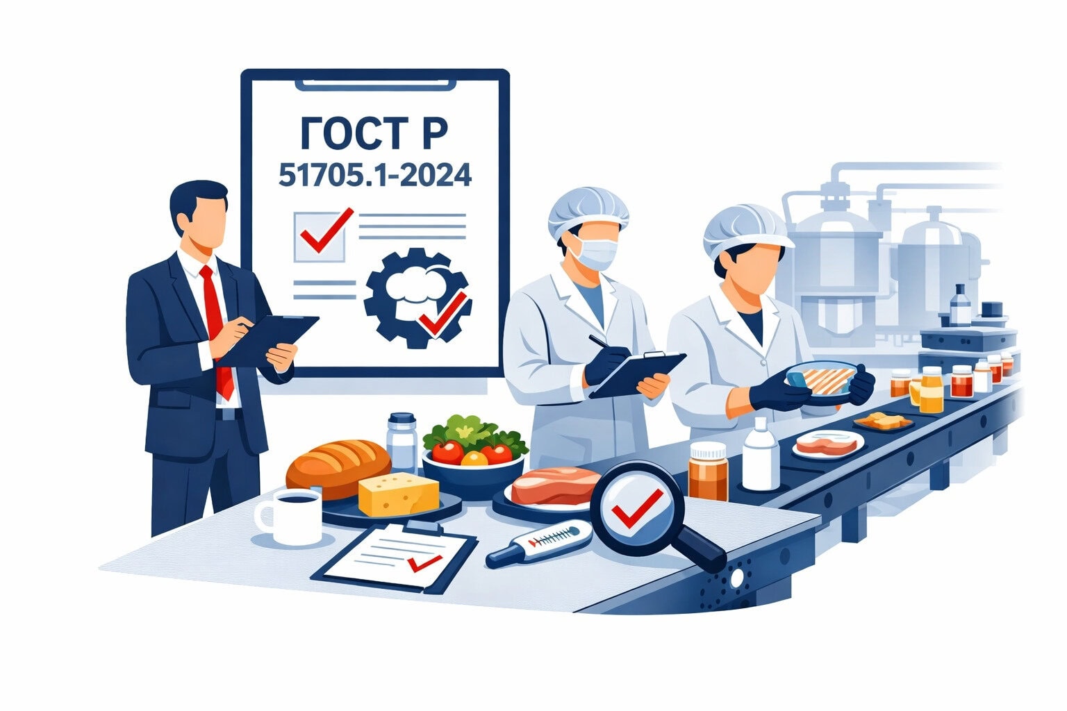 Оформление ГОСТ Р 51705.1 2024 ХАССП в Санкт-Петербурге
